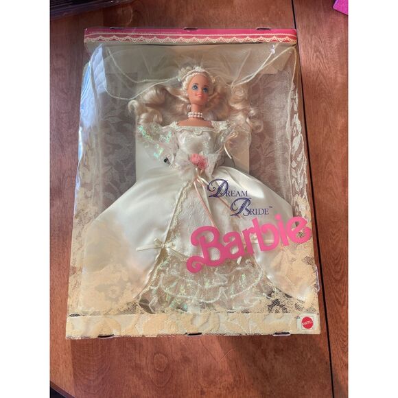 Barbie Dream Bride Barbie Doll Wedding Romance in Satin Lace 1991 Mattel 16233 - Picture 5 of 12